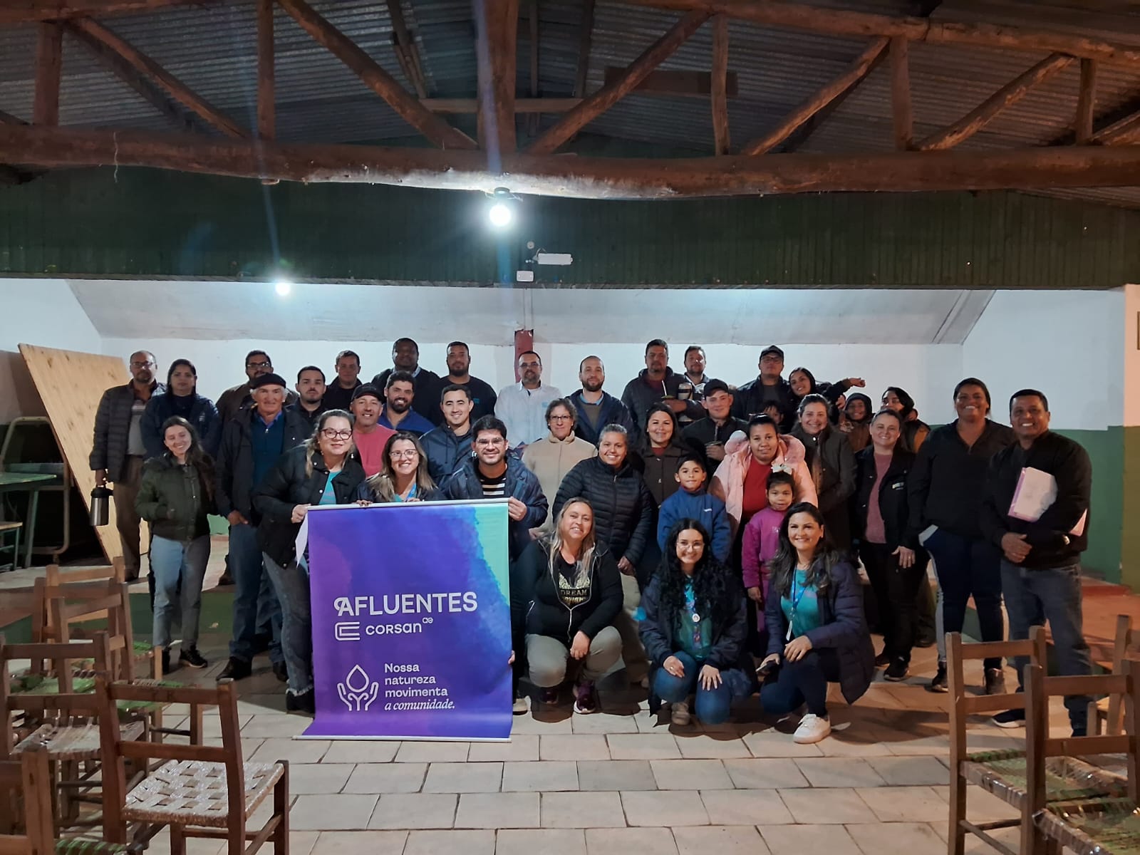 Corsan reúne moradores do Loteamento Miguel Rivero, em Quaraí, para apresentar expansão das obras de esgoto